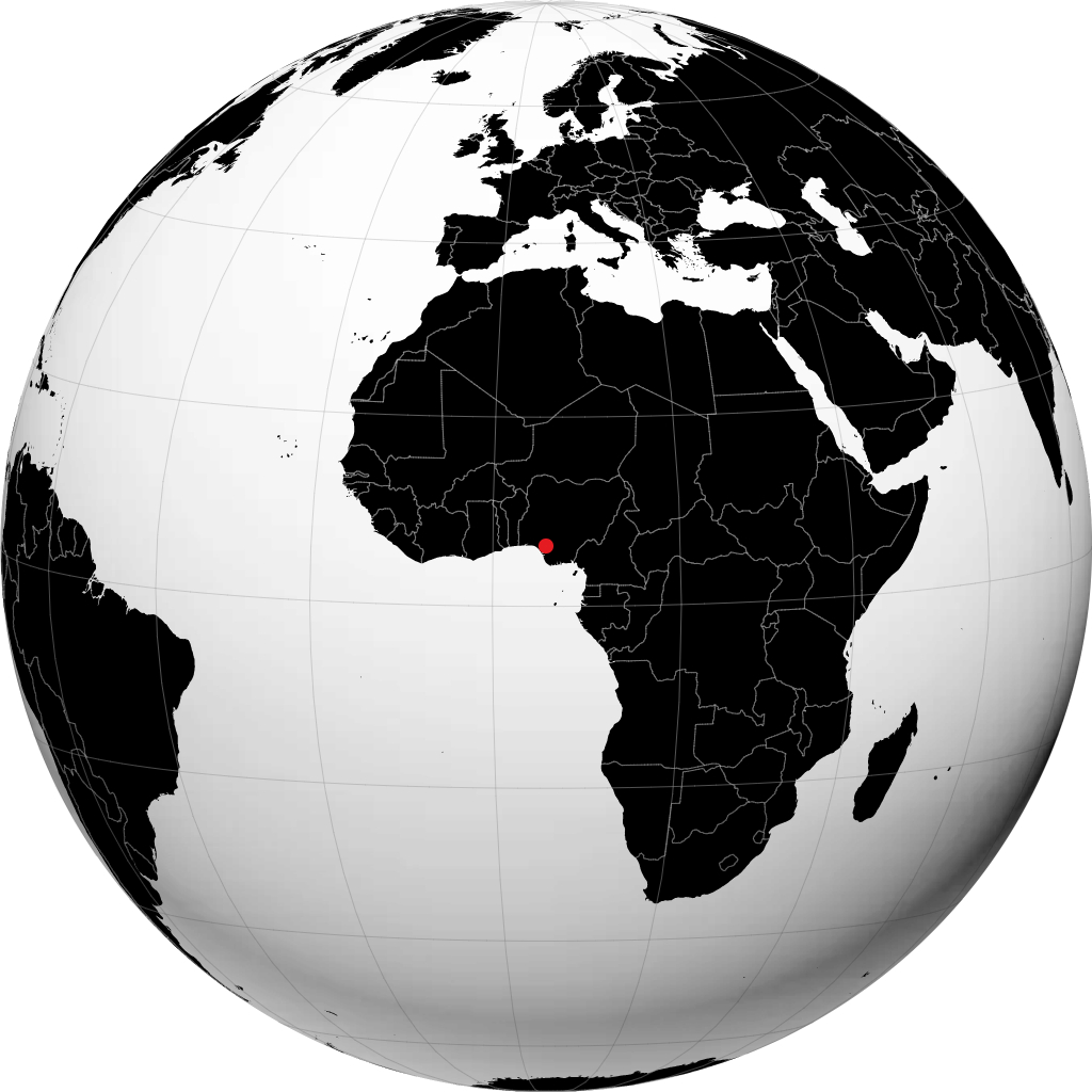 بینن سٹی کا کرہ ارض پر مظاہرہ